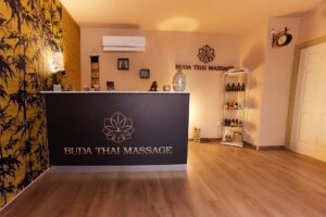 A Buda Thai Masssage szalon recepciója